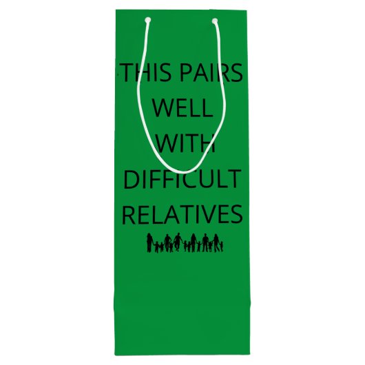 Funny Christmas Erntedank Weinbeutel Wine Tasche Geschenktüte Für Weinflaschen (Rückseite)