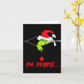 Funny Christmas Ew People Men Women Kid Boys Girls Karte (Gelbe Blume)