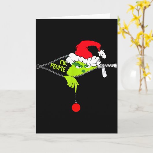 Funny Christmas Ew People Men Women Kid Boys Girls Karte (Gelbe Blume)