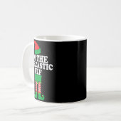 Funny Christmas Family I'm The Sarcastic Elf Kaffeetasse (Vorderseite Links)