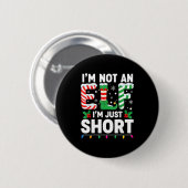 Funny Christmas Family Pajamas I'm Not An Elf I'm Button (Vorne & Hinten)