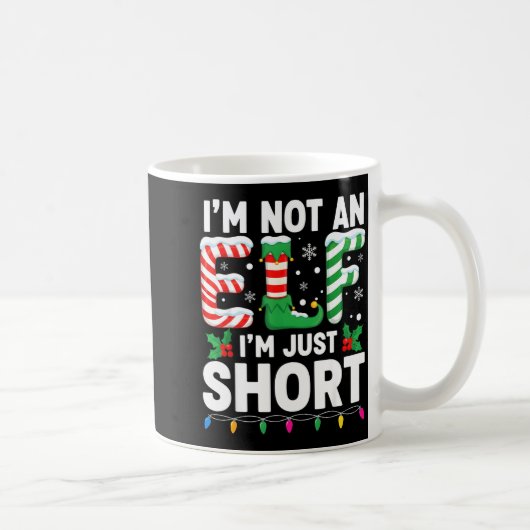 Funny Christmas Family Pajamas I'm Not An Elf I'm Kaffeetasse (Rechts)