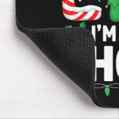 Funny Christmas Family Pajamas I'm Not An Elf I'm Mousepad (Ecke)