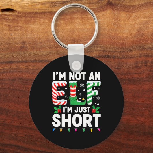Funny Christmas Family Pajamas I'm Not An Elf I'm Schlüsselanhänger (Vorderseite)