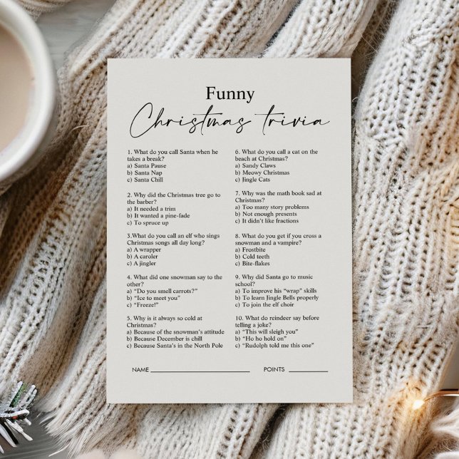 Funny Christmas Family Trivia Game (Von Creator hochgeladen)