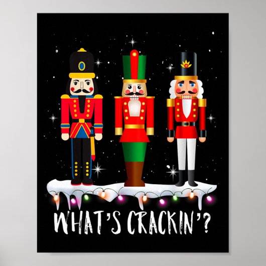 Funny Christmas Family Whats Crackin_ Nutcracker - Poster (Vorne)