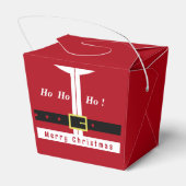 Funny Christmas Favor Box Santa Gift Geschenkschachtel (Rückseite)
