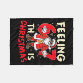 Funny Christmas Feeling 6 7 This Christmas Meme Sa Fleecedecke (Vorderseite (Horizontal))