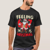 Funny Christmas Feeling 6 7 This Christmas Meme Sa T-Shirt (Vorderseite)