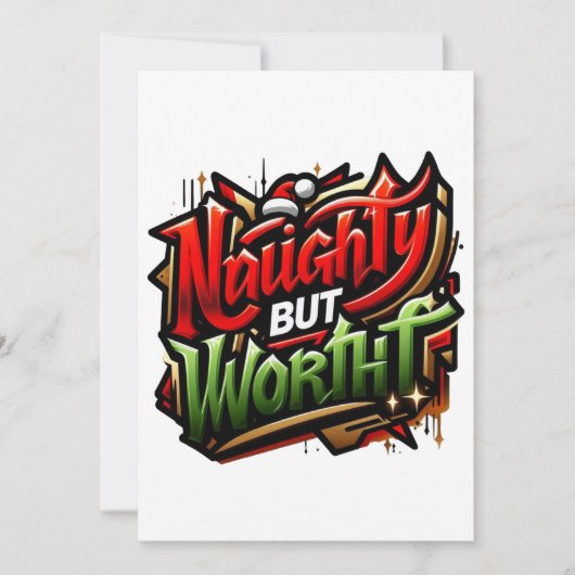 funny Christmas 🤶  Feiertagskarte (Vorderseite)