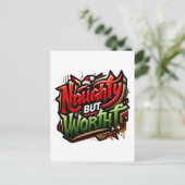 funny Christmas 🤶  Feiertagspostkarte (Stehend Vorderseite)