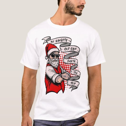Funny Christmas festlich sein Schöner Weihnachtsfe T-Shirt (Vorderseite)