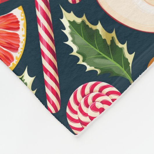 Funny Christmas Fleece Blanket (Ecke)