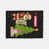 Funny Christmas  Fleecedecke (Vorderseite (Horizontal))