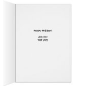 Funny Christmas for Co-worker Are You Yeti (Innen (Rechts))