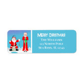 Funny Christmas Frau Claus beats Santa beim Angeln (Vorne)