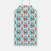 Funny Christmas Frau Claus beats Santa beim Angeln Geschenkanhänger (Rückseite)