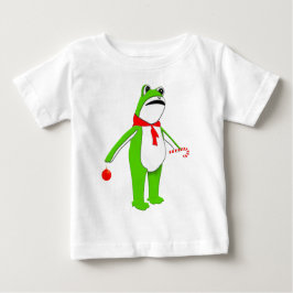 Funny Christmas Frog Baby T-shirt