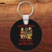 Funny Christmas From The Windows To The Walls I'm Schlüsselanhänger (Vorderseite)