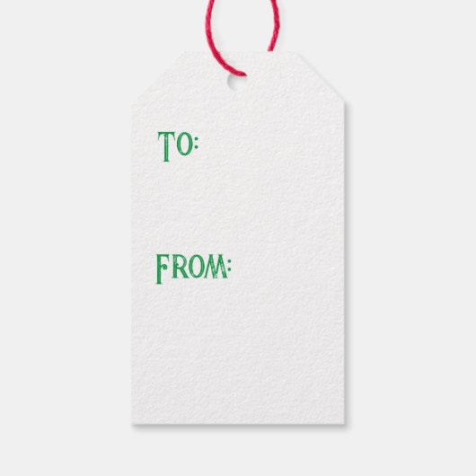 Funny Christmas Frosch Rock Band Geschenk Wrap To Geschenkanhänger (Rückseite)