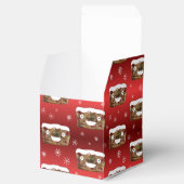 Funny Christmas Fruitcake Muster Red Geschenkschachtel (Geöffnet)