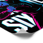 Funny Christmas Gamer Dabbing Xmas Dab Six Seven 6 Poster (Ecke)