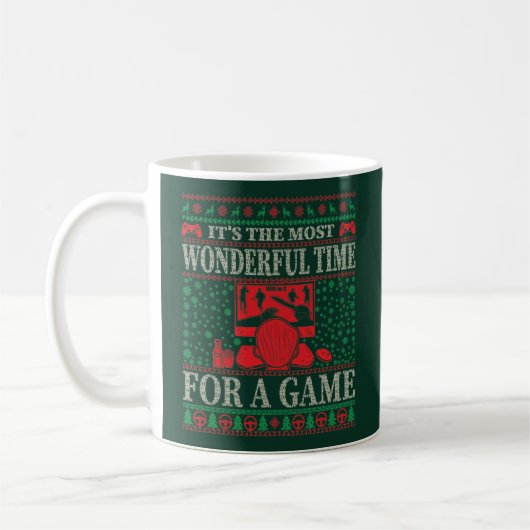 FUNNY CHRISTMAS GAMER QUOTE UGLY SWEATER KAFFEETASSE (Links)