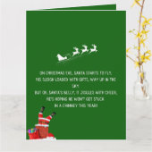 Funny Christmas Gedichte über den Cartoon Weihnach Karte (Gelbe Blume)