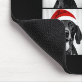 Funny Christmas German Shorthaired Inter Santa Pho Mousepad (Ecke)