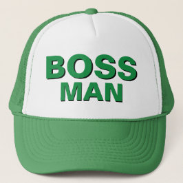 Funny Christmas Geschenk Ideen für Vater BOSS MAN Truckerkappe