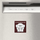 Funny Christmas Geschenk: Real White Elephant Gesc Magnet (In Situ (Geschirrspüler))