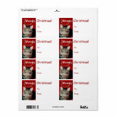 Funny Christmas Geschenk Tag Labels (Vorne)