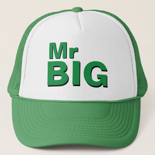 Funny Christmas Geschenke Ideen für Vater Mr. BIG Truckerkappe (Vorderseite)