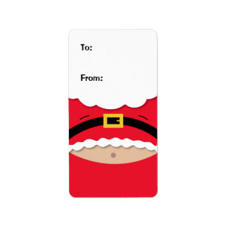 Funny Christmas - Geschenkmarke Adressaufkleber