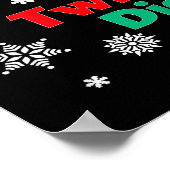 Funny Christmas Gift - Dear Santa My Twin Did It  Poster (Ecke)