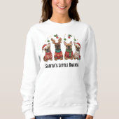 Funny Christmas Gift For French Bulldog Mama Sweatshirt (Vorderseite)