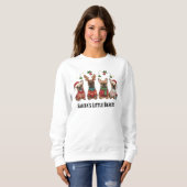 Funny Christmas Gift For French Bulldog Mama Sweatshirt (Vorne ganz)