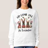 Funny Christmas Gift For French Bulldog Owner Sweatshirt (Vorderseite)