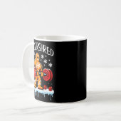 Funny Christmas Gingerbread Gingershred Gym Bodybu Kaffeetasse (Vorderseite Links)