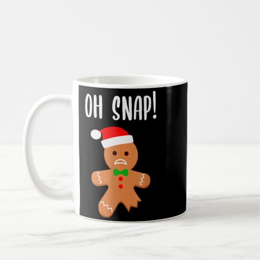 Funny Christmas Gingerbread Man Oh Snap Outfit Paj Kaffeetasse (Links)