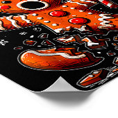 Funny Christmas Gingerbread Man Oh Snap Outfit Paj Poster (Ecke)