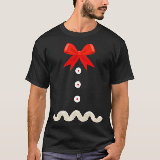 Funny Christmas Gingerbrei Man Kostüm Anzug Xmas T-Shirt