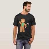 Funny Christmas Gingerbrot Long Sleeve T Shirt (Vorne ganz)