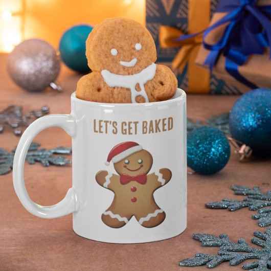 Funny Christmas Gingerbrot Mann Personalisiert Kaffeetasse