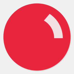 Funny Christmas Glows Red Nose Sticker