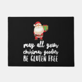 Funny Christmas Gluten Free Fußmatte (Vorderseite)