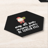 Funny Christmas Gluten Free Untersetzer (angewinkelt)