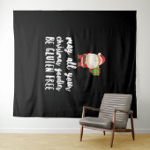 Funny Christmas Gluten Free Wandteppich (Beispiel (Horizontal))