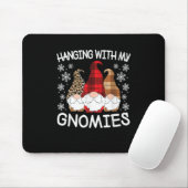 Funny Christmas Gnome mit meinen Gnomen Männer Mousepad (Mit Mouse)