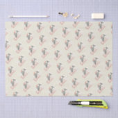 Funny Christmas Gnome Seidenpapier (Handwerk)